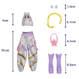 k-pop idol muÑeca fashion mina con accesorios (imc toys - 929500)