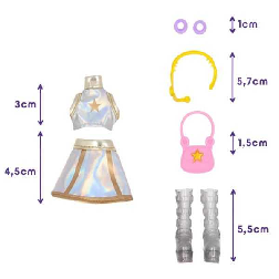 k-pop idol muÑeca fashion yuni con accesorios ( imc toys - 929531)