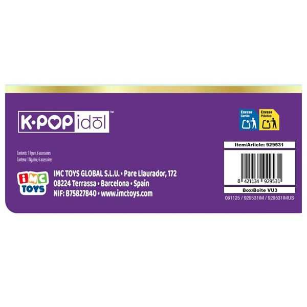 k-pop idol muÑeca fashion yuni con accesorios ( imc toys - 929531)