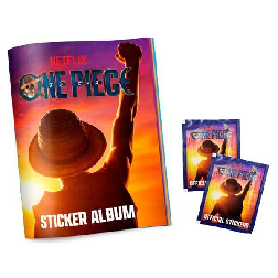 one piece starter pack album y 2 sobres (bizak - 64395001)