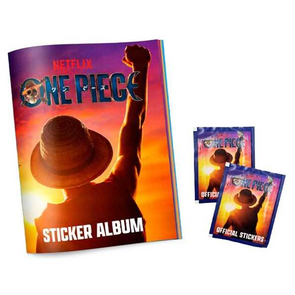 one piece starter pack album y 2 sobres (bizak - 64395001)