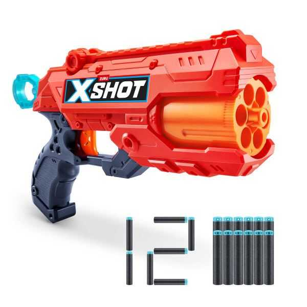 x-shot pistola de dardos reflex 6 dardos (zuru - 36433)