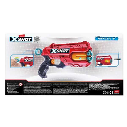 x-shot pistola de dardos reflex 6 dardos (zuru - 36433)