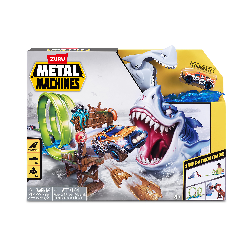 zuru metal machines pista tiburon playset (zuru - 6760)