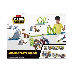 zuru metal machines pista tiburon playset (zuru - 6760)