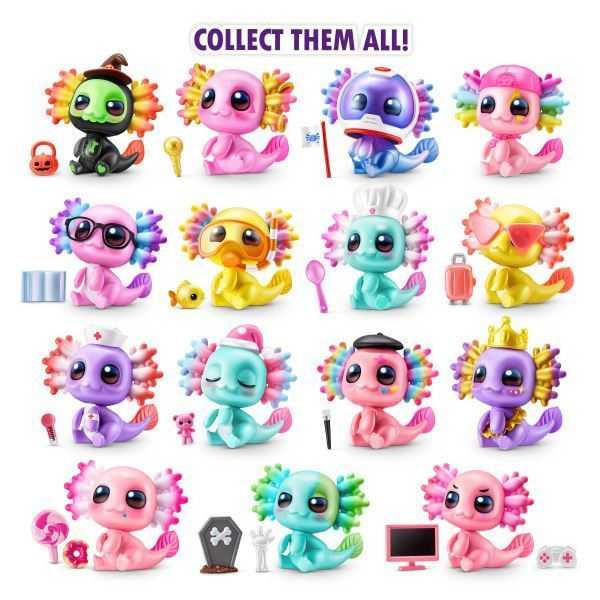 zuru 5 surprise s1 capsula ajolotes ( zuru - 77623gq2)