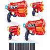 x-shot pack 4 pistolas de dardos (zuru - 36735)