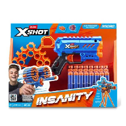 x-shot pistola de dardos insanity micro (zuru - 36795)