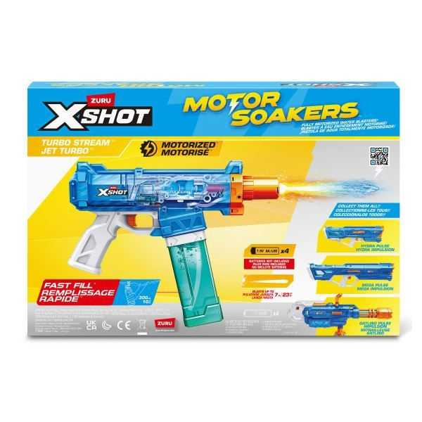 x-shot water pistola electrica turbo stream (zuru - 118196)