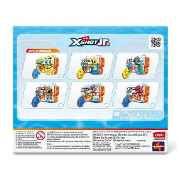 x-shot water pistola bob esponja nano fast fill (zuru - 118199)