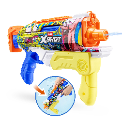 x-shot water pistola bob esponja hyperload fast fill skins (zuru - 118198)	