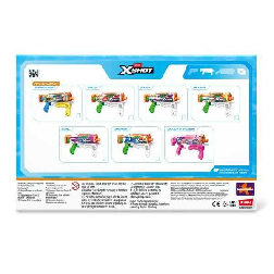x-shot water pistola bob esponja hyperload fast fill skins (zuru - 118198)	