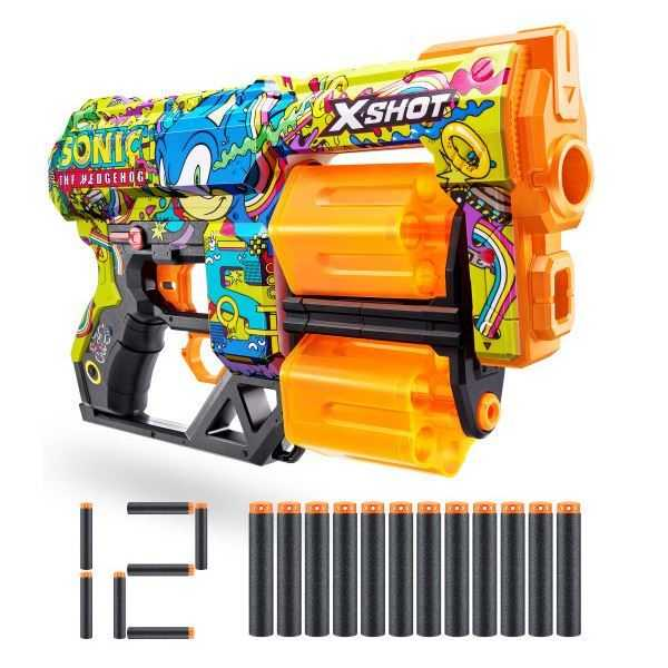 x-shot pistola skins dread sonic 12 (zuru - 36583)
