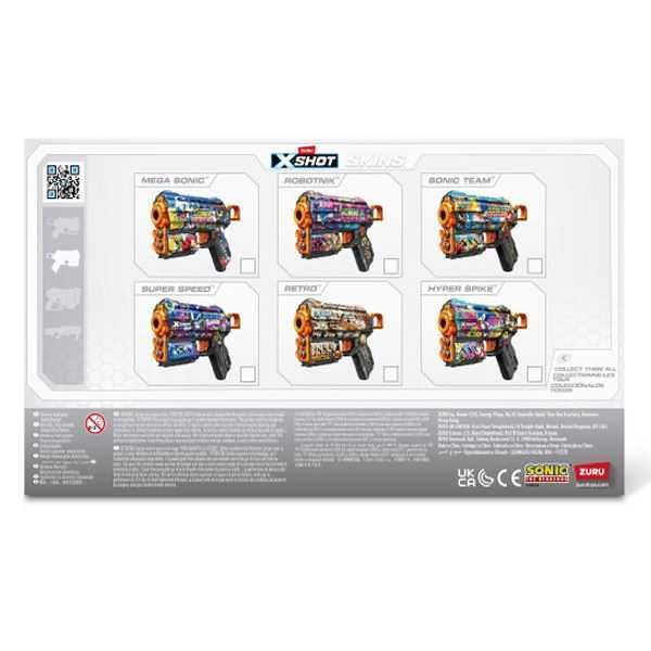 x-shot pistola de dardos flux sonic surtidas (zuru - 36648)