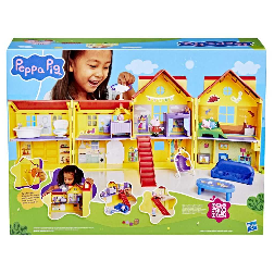 peppa pig nueva casa de la familia (hasbro - g05085l0)