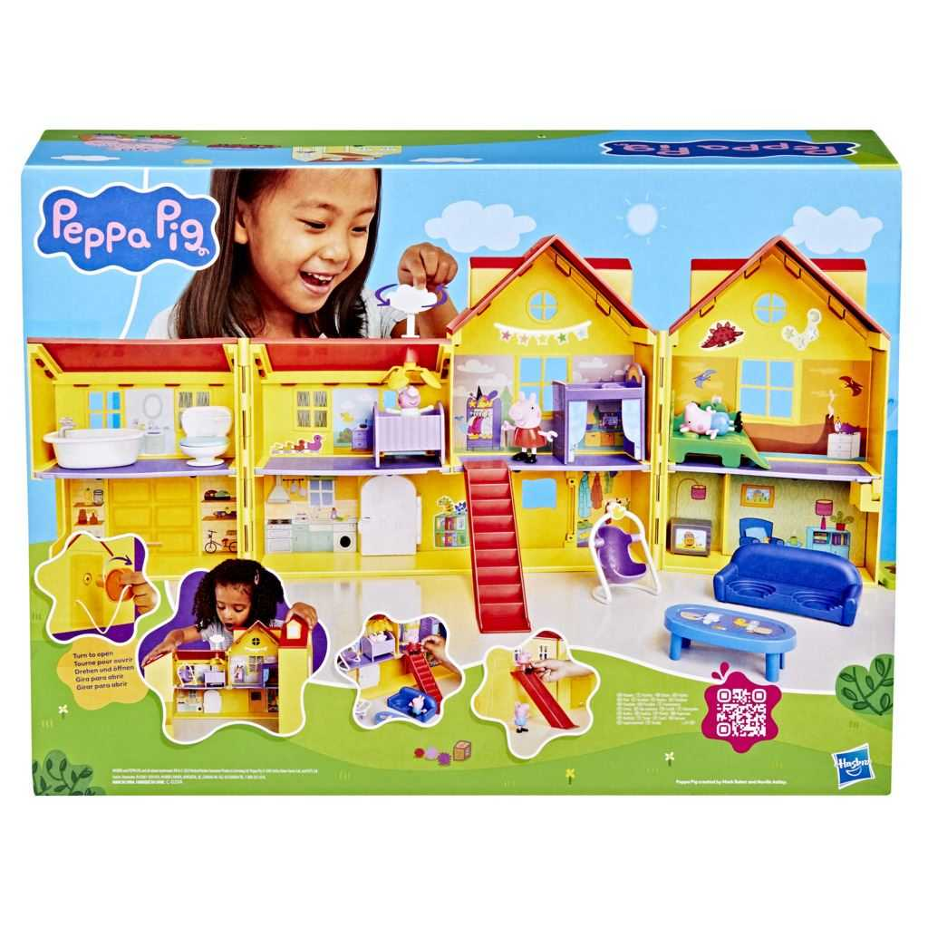 peppa pig nueva casa de la familia (hasbro - g05085l0)