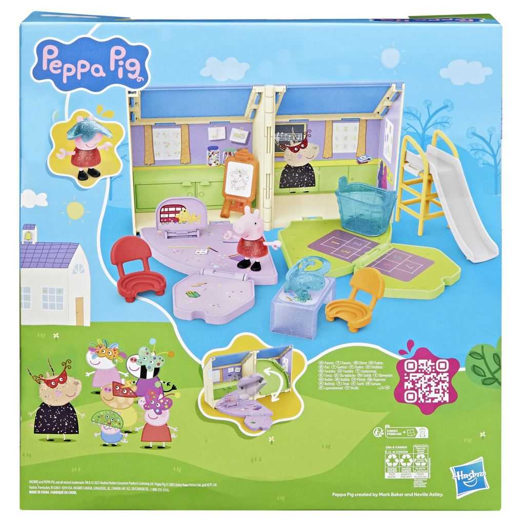 peppa pig la guarderia portatil de peppa (hasbro - g05305l0)