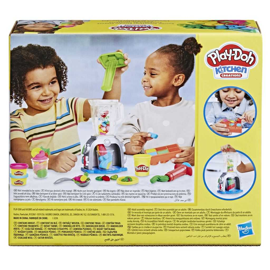 play-doh licuadora de batidos coloridos ( hasbro - f91425l0 )