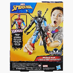 spiderman venomversus figura transformacion liquid