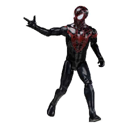 spiderman figura titan miles morales (hasbro - g28575x0)