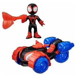 spidey spin morales y tecnomoto (hasbro - g24605x0)
