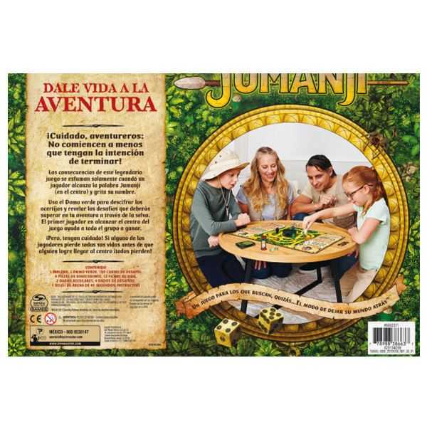jumanji juego de mesa    (spin master - 6065098)