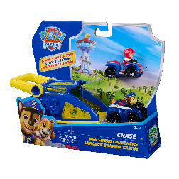 paw patrol vehiculo pup squad launchers chase (spin master - 6074781)