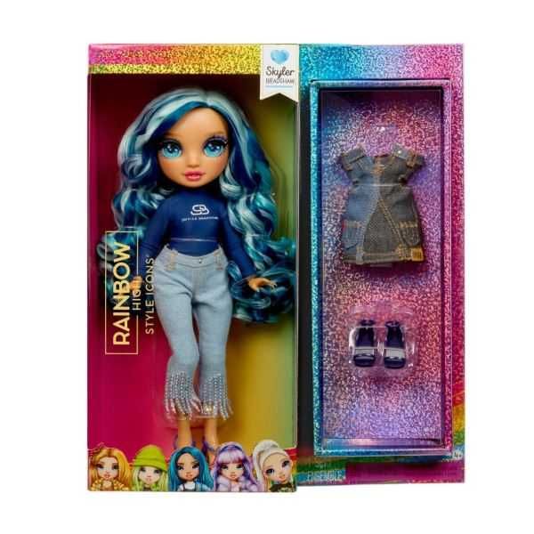 rainbow high style icons muÑeca fashion skyler (mga - 431619euc)