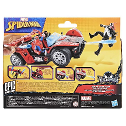 spiderman venomversus miles molares bolido lanzado (hasbro - g07365l0)
