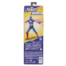 avengers figura titan capitan america (hasbro - g27715x0)
