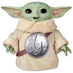 star wars mandalorian grogu pretty (hasbro - g30875l0)