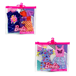 barbie pack 2 look de modas surtido (mattel - gwf04)