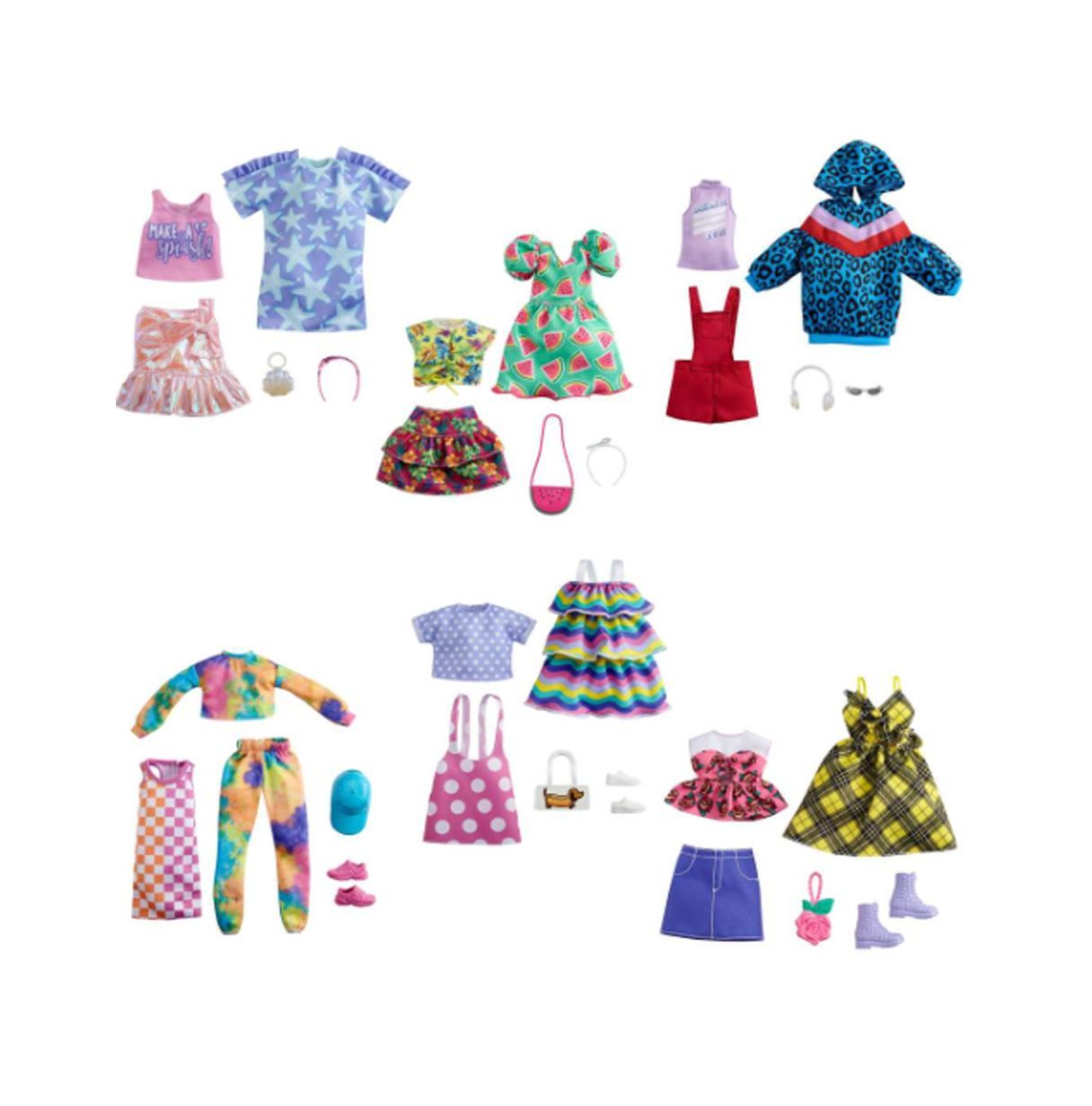 barbie pack 2 look de modas surtido (mattel - gwf04)