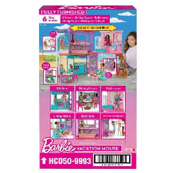 barbie casa malibu (mattel - hcd50)