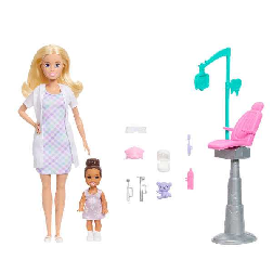 barbie profesiones dentista con accesorios (mattel - jmk14)