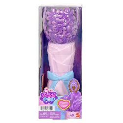 barbie petal pop muÑeca margarita lila (mattel - jmf58)