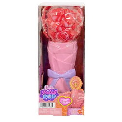 barbie petal pop muÑeca rosa roja (mattel - jmf59)