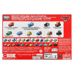 cars minis pack 10 coches surtidos (mattel - jbh06)
