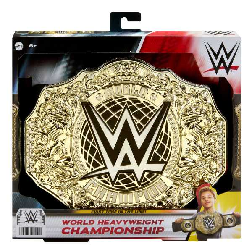 wwe cinturon campeon mundial pesos pesados (mattel - hyf18)