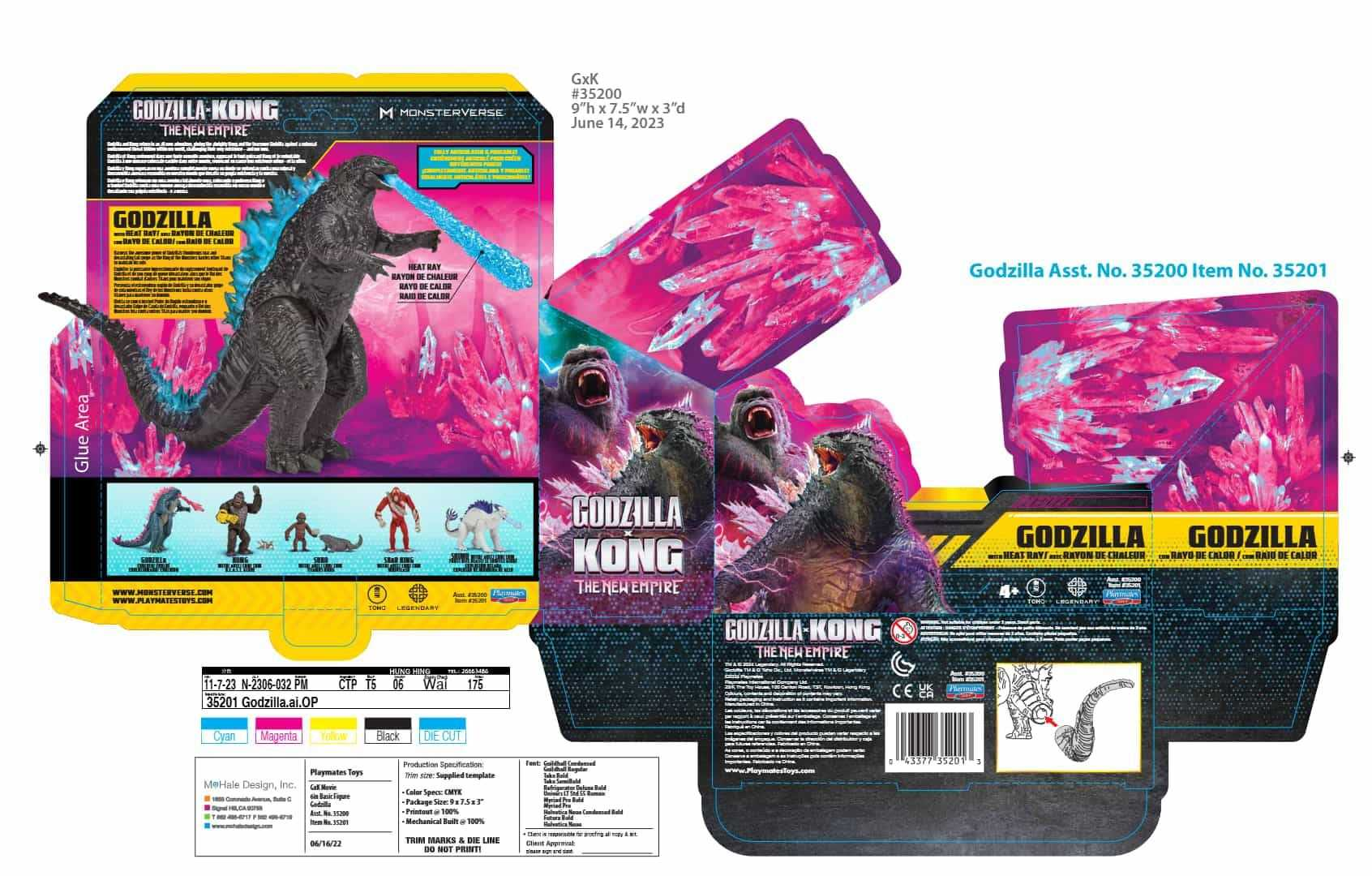 godzilla & kong figura gigante godzilla (famosa - mn300100)