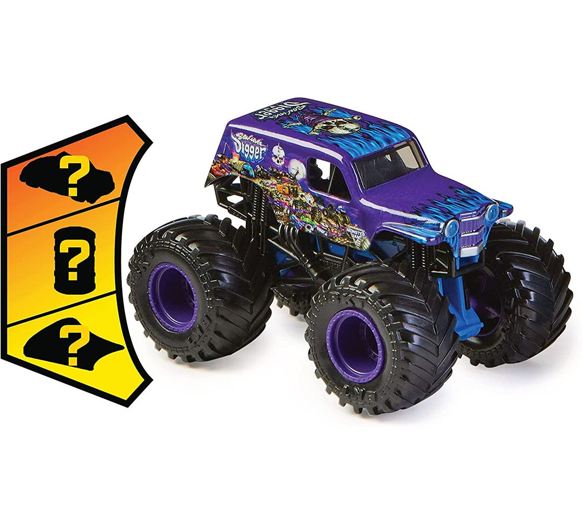 monster jam coches metal surtidos 1:64 (spin master - 6044941)
