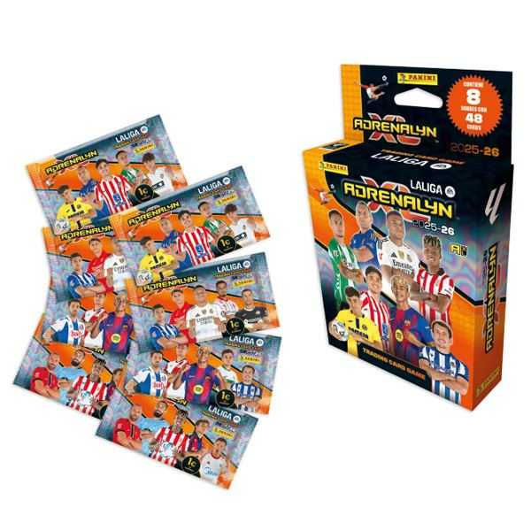 blister 8 sobrea adrenalyn 2025/26 (panini - 8424248926823)