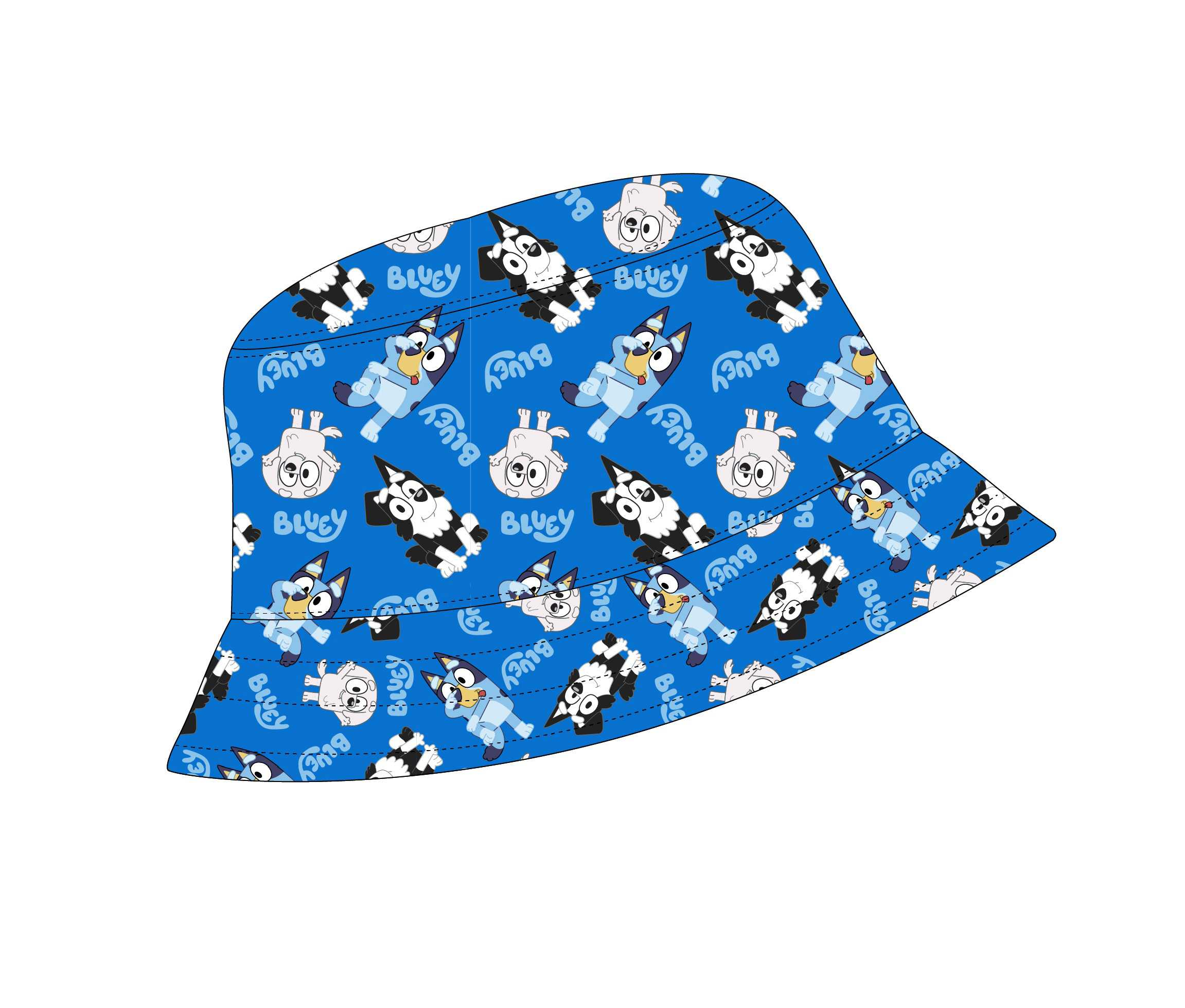 bluey gorro pesquero niÑo t-50-52 cm (new import - nw1629) bluey gorro pesquero niÑo t-50-52 cm (new import - nw1629)