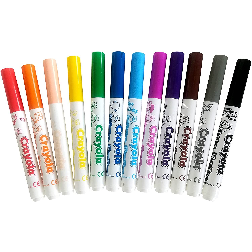 crayola 12 rotuladores lavables mk  (8325)