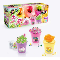 slime flowers slime flowers 3 pot (canal toys - ssc418)