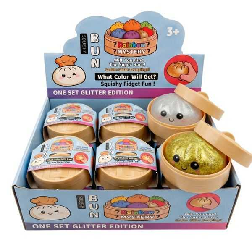 dumpling squishy glitter 10 cm (classics revolution - cr0698)