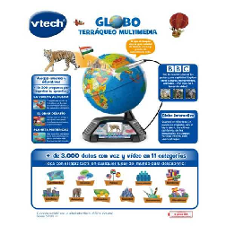 vtech globo interactivo multimedia (vtech - 605422)