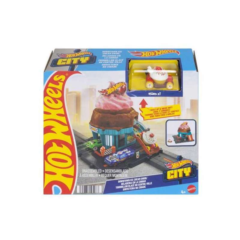 hot wheels city lets race heladeria ( mattel - htn77)