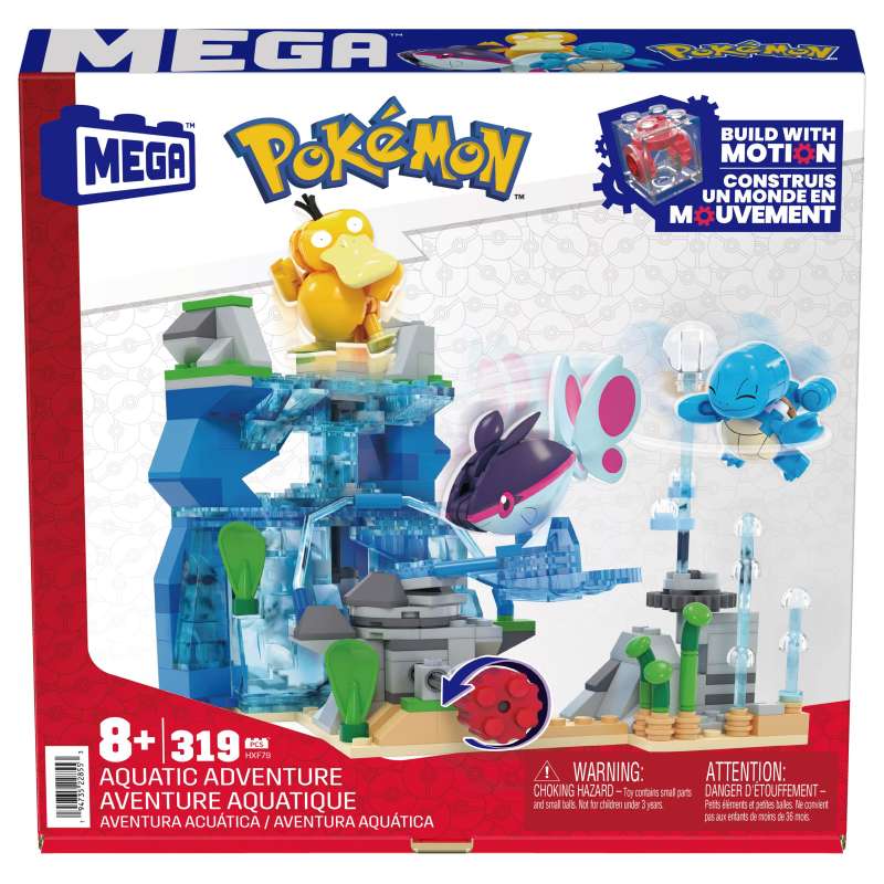 mega construx pokemon aventura acuatica (mattel - hxf79) mega construx pokemon aventura acuatica (mattel - hxf79)