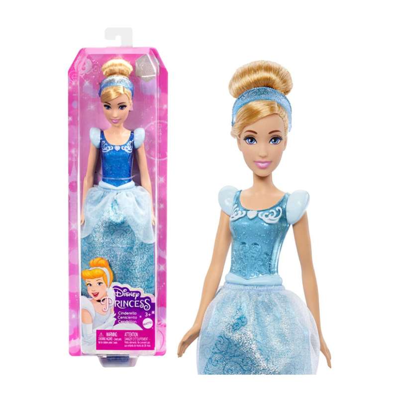 disney princess muÑeca cenicienta  (mattel - hlw06)